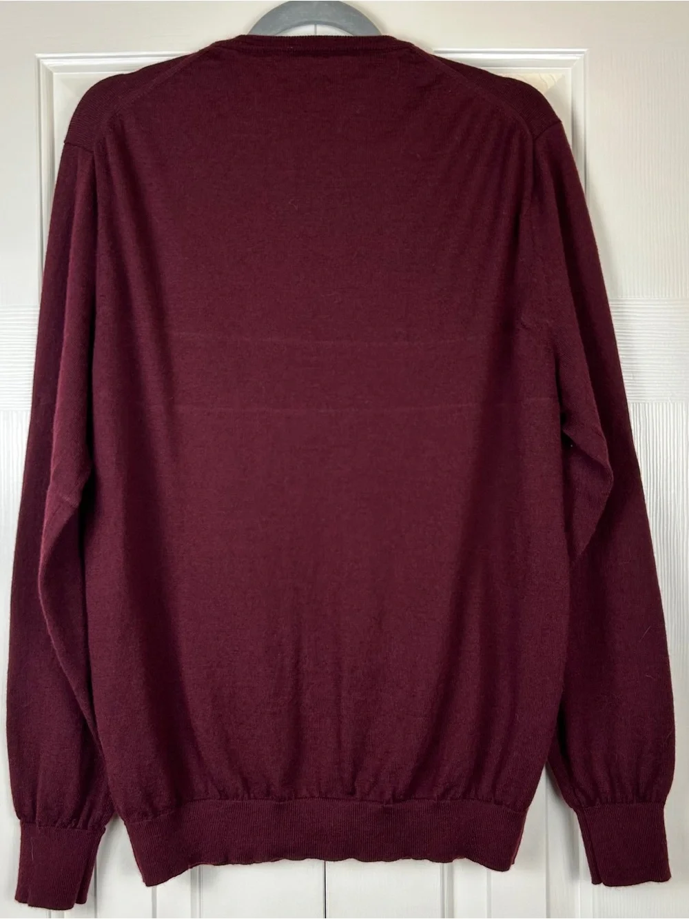 J. Crew 100% Merino Wool Burgundy Sweater